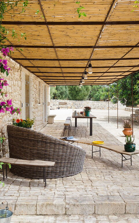 Villa Dimora Pura: Balkong / terrasse / uteplass, Hage, Utendørs