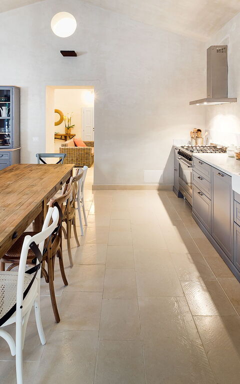 Villa Dimora Pura: Kjøkken, Lunsjrom