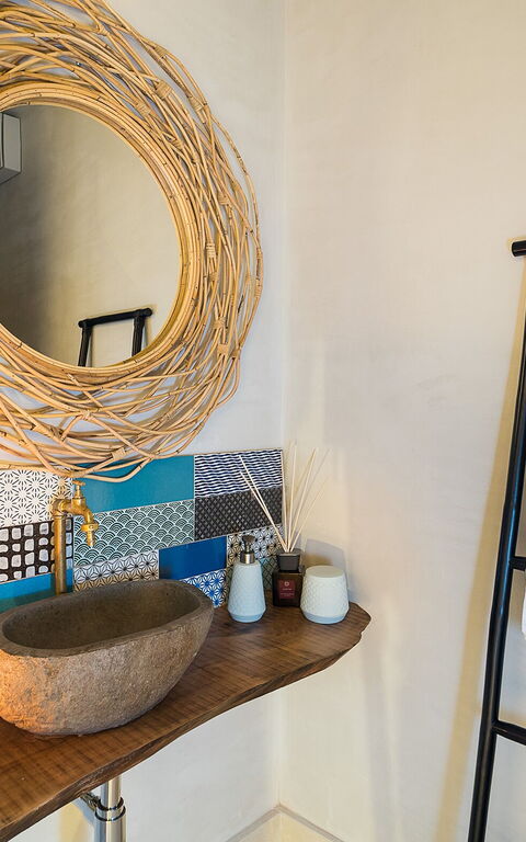 Villa Dimora Pura: Baderom