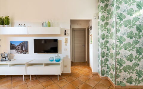 Feriebolig Kalika: Kjøkken, Lunsjrom, Stue