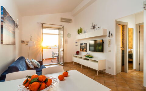 Feriebolig Fillide: Kjøkken, Lunsjrom, Stue