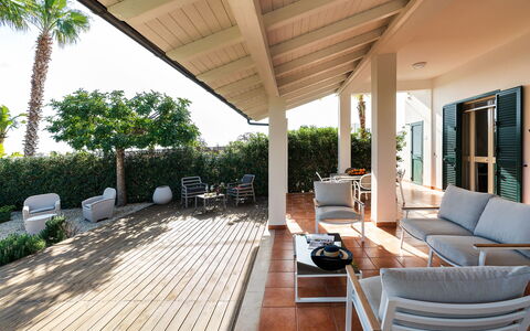 Feriebolig Euthalia: Eksteriør, Hage, Utendørs