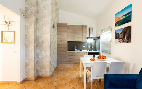 Feriebolig Fillide: Kjøkken, Lunsjrom, Stue