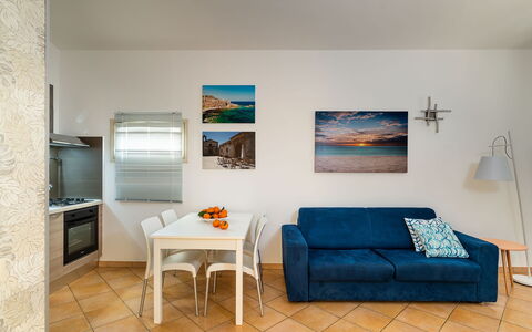 Feriebolig Fillide: Kjøkken, Lunsjrom, Stue