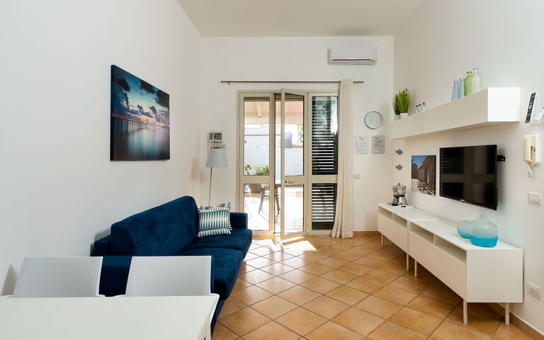 Feriebolig Kalika: Kjøkken, Lunsjrom, Stue