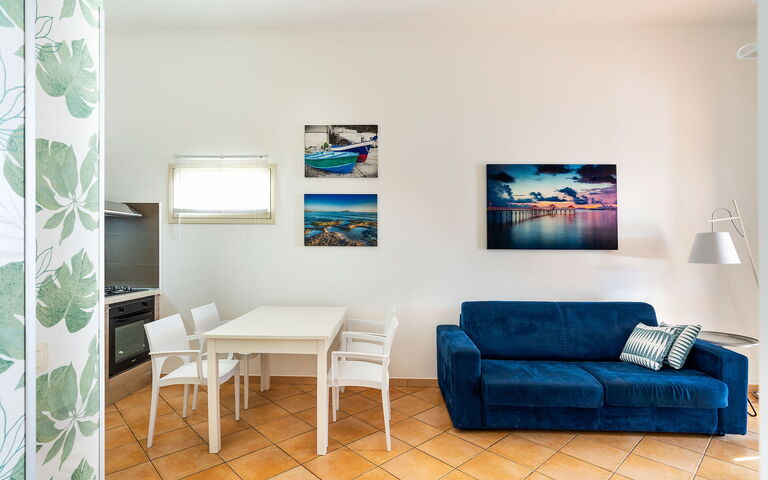 Feriebolig Kalika: Kjøkken, Lunsjrom, Stue