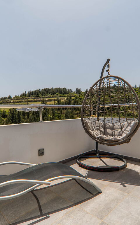 Villa Eftychia: Balkong / terrasse / uteplass, Utendørs