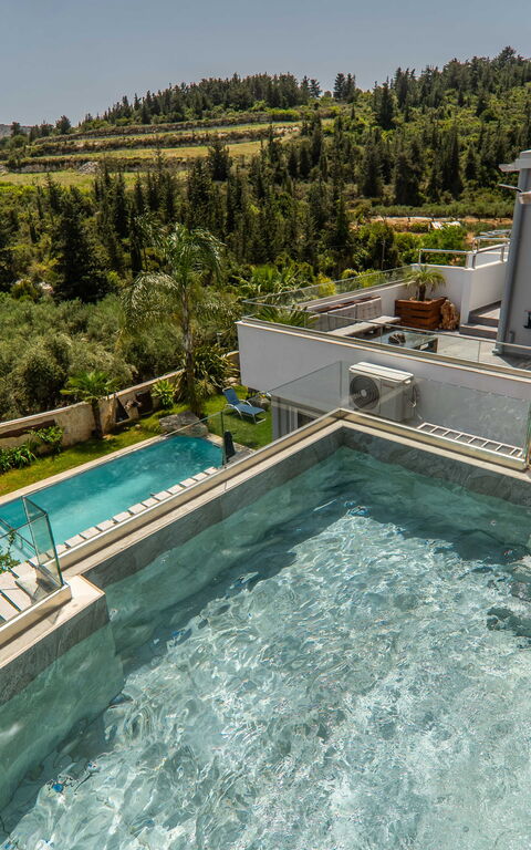 Villa Eftychia: basseng, Utendørs, Visningar