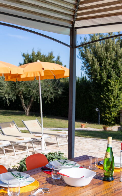 Villa Renina: Balkong / terrasse / uteplass, basseng, Hage, Utendørs