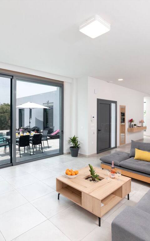 Villa Zaneti: Kjøkken, Stue