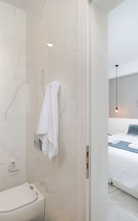 Villa Zaneti: Baderom, soverom