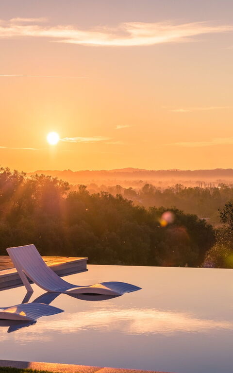 Villa Ebellina: basseng, Visningar