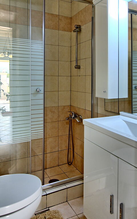 Beach Villa Athanasia: Baderom