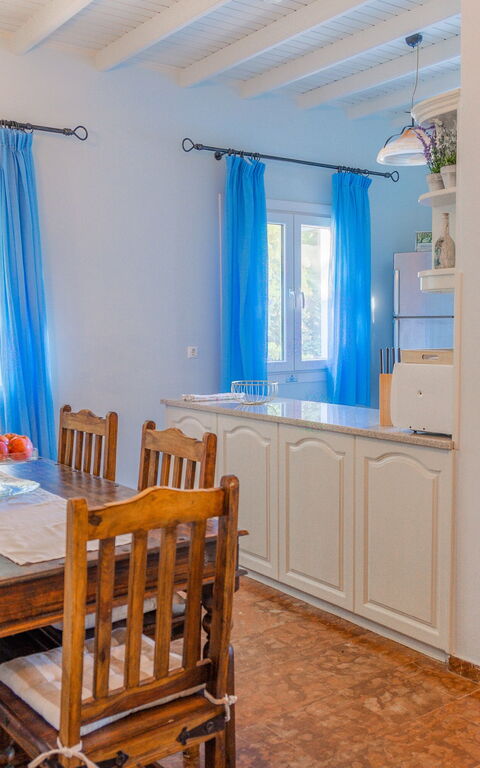 Villa Dimitris: Kjøkken, Lunsjrom