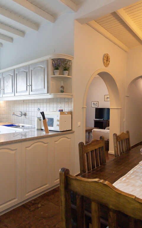 Villa Dimitris: Kjøkken, Lunsjrom