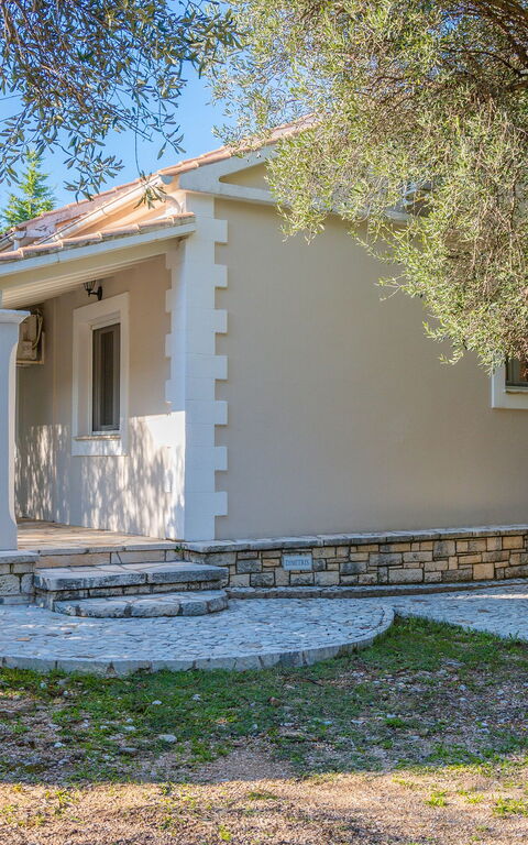 Villa Dimitris: Hage, Utendørs