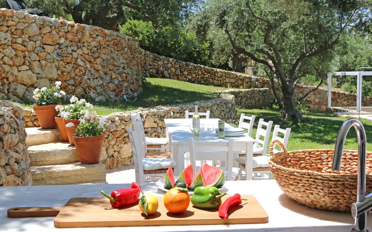 Villa Bluewhite: Hage