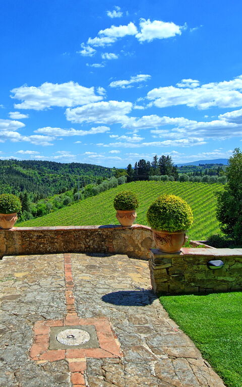 Villa Paneretta: Sommer, Utendørs