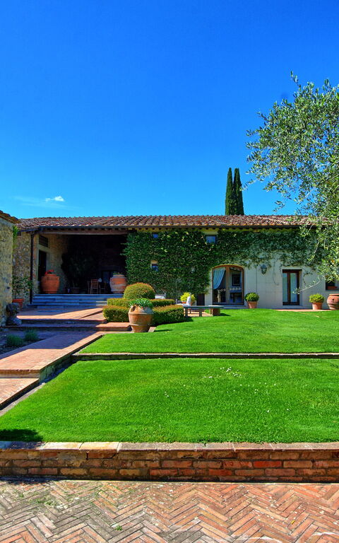 Villa Paneretta: Eksteriør, Hage, Sommer