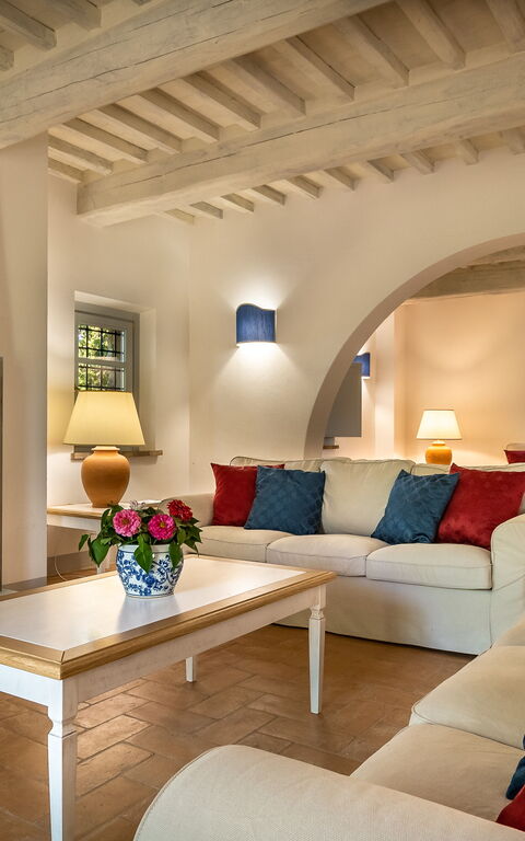 Villa Lucarella: Kjøkken, Stue