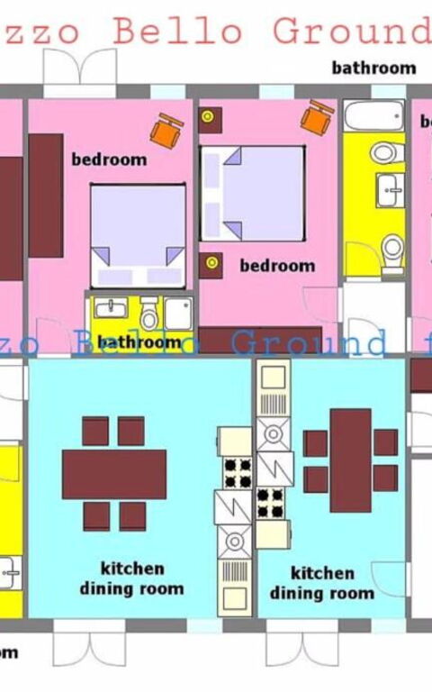 Palazzo Bello: Planimetría