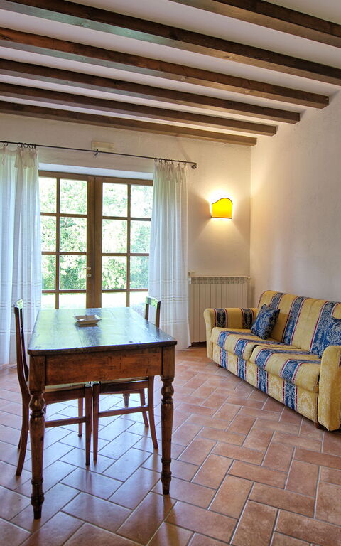 Casale Chieteno: Kjøkken, Stue