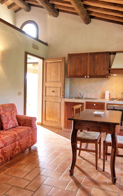 Casale Chieteno: Kjøkken, Stue