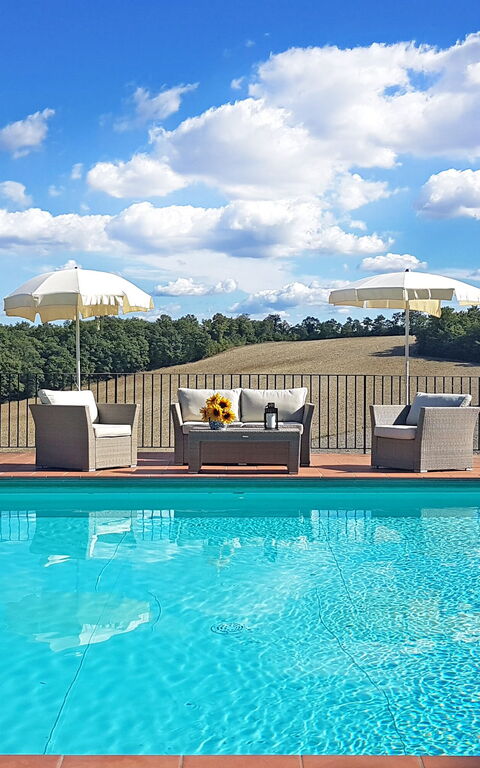 Casale Chieteno: basseng, Hage, Sommer, Utendørs, Visningar