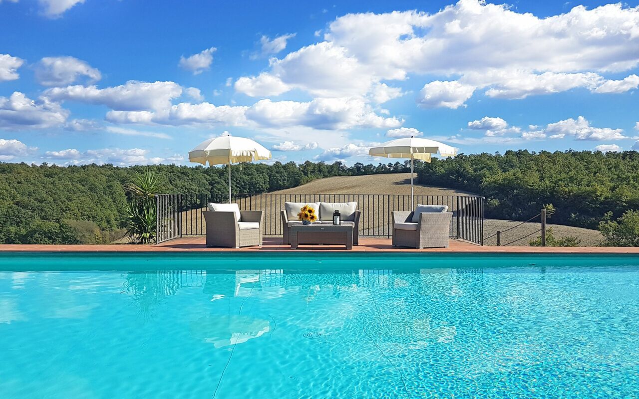 Casale Chieteno: basseng, Hage, Sommer, Utendørs, Visningar