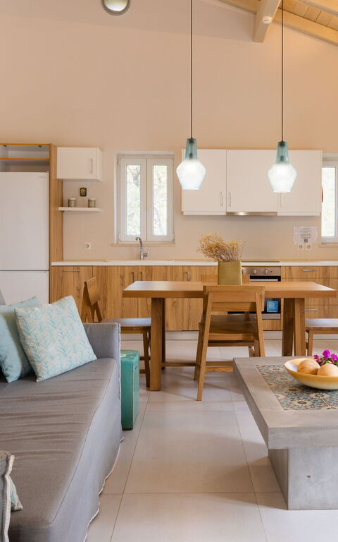 Villa Yaisemi: Kjøkken, Stue