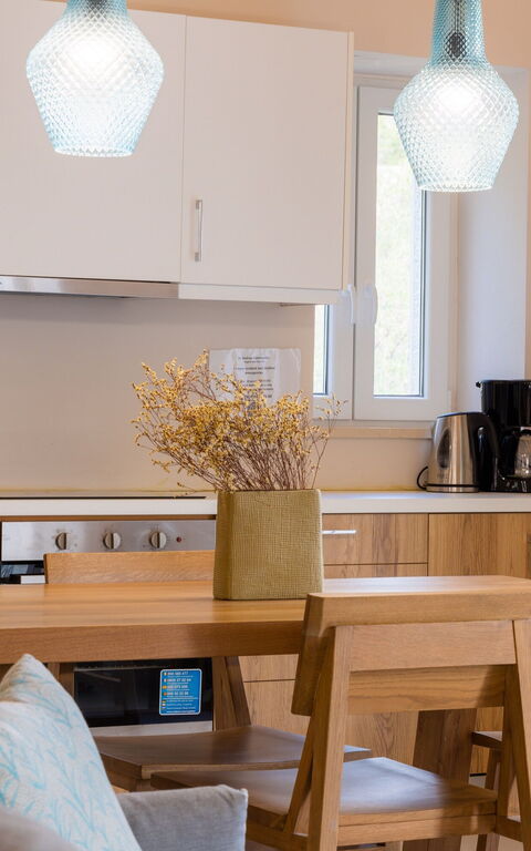 Villa Yaisemi: Kjøkken, Lunsjrom