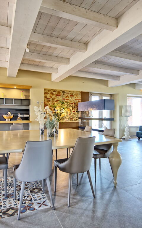 Villa Campana: Lunsjrom, Stue