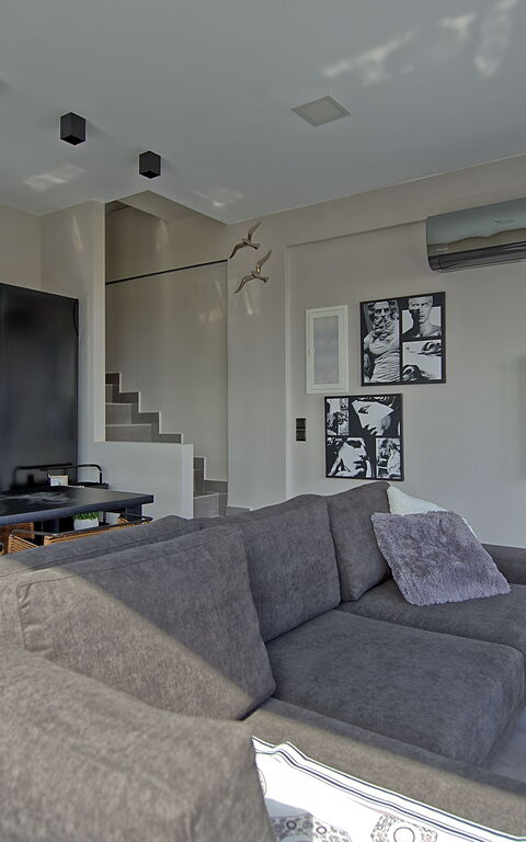 Villa Popi: Lunsjrom, Stue