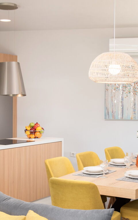 Villa Ampela: Kjøkken, Lunsjrom