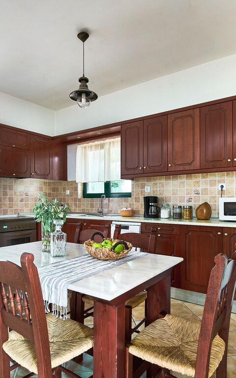 Villa Politini: Kjøkken, Lunsjrom