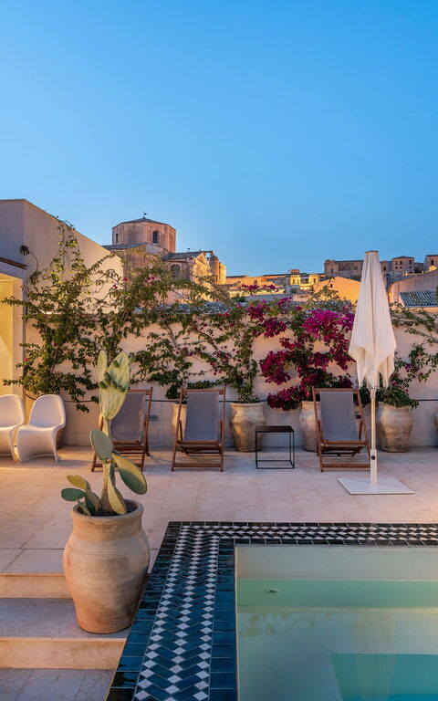 Aurispa: Balkong / terrasse / uteplass, basseng, Utendørs