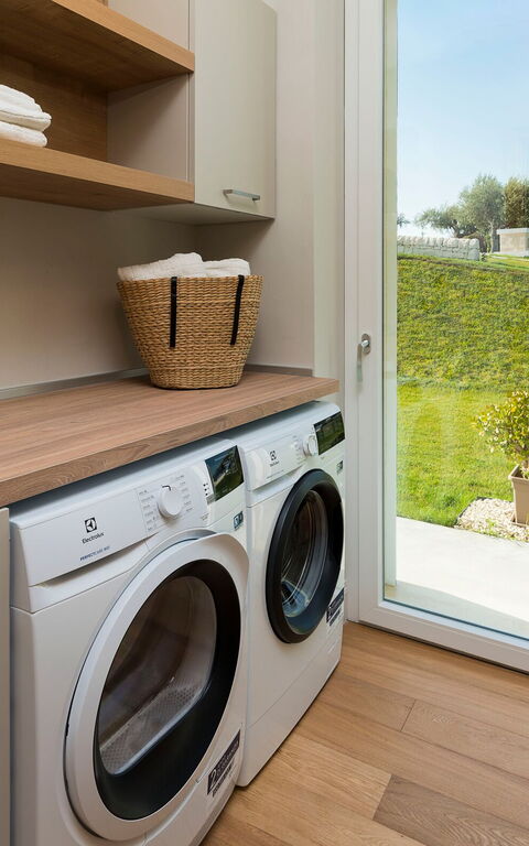 Villa Colleverde: Kjøkken, Lunsjrom, Stue