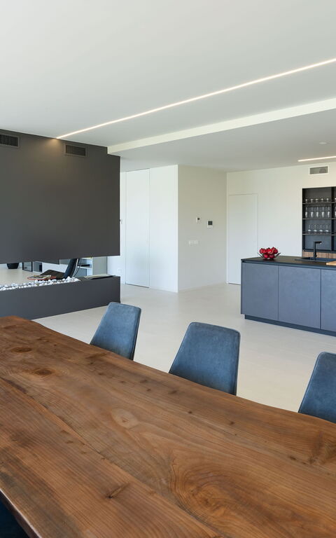 Villa Greta: Kjøkken, Lunsjrom