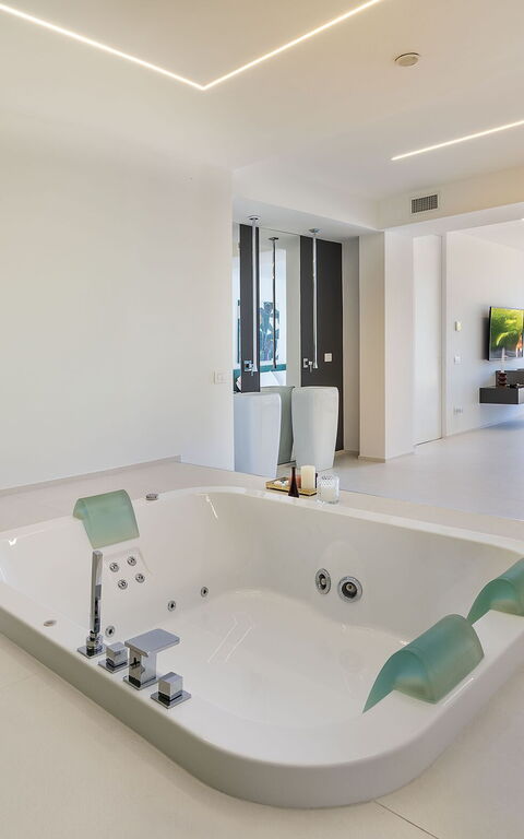 Villa Greta: boblebad, soverom