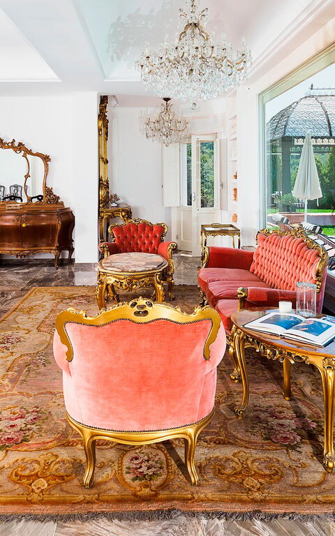 Villa Estella: Lunsjrom, Stue