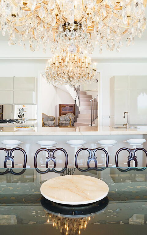 Villa Estella: Kjøkken, Lunsjrom