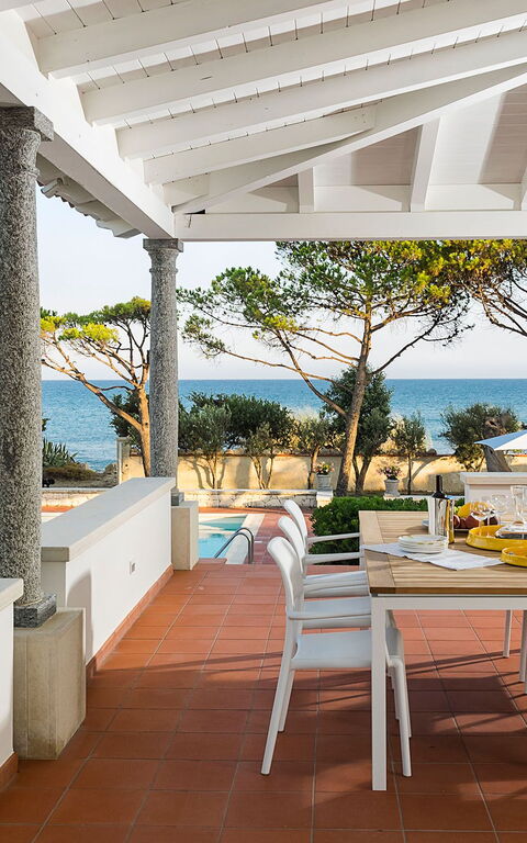 Villa Maya: Balkong / terrasse / uteplass, Utendørs