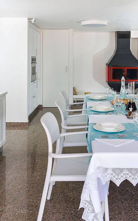 Villa Maya: Kjøkken, Lunsjrom