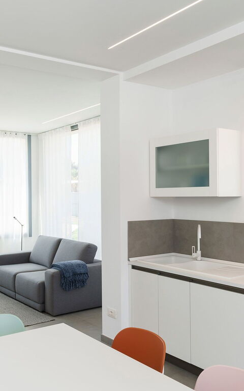 Villa Mia: Kjøkken, Lunsjrom, Stue