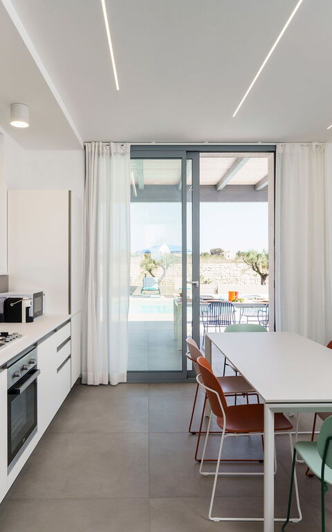 Villa Mia: Kjøkken, Lunsjrom