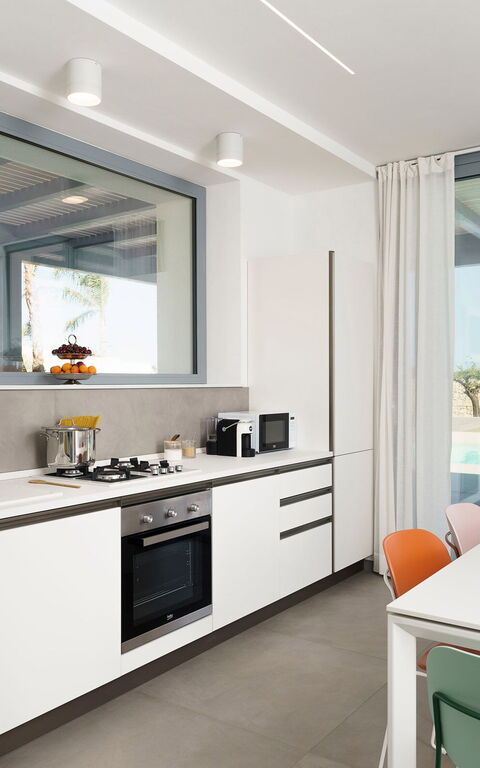 Villa Mia: Kjøkken, Lunsjrom