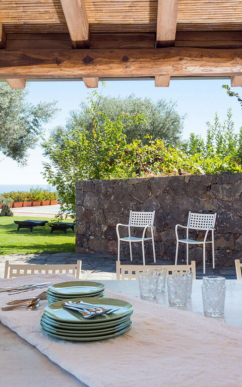 Villa Mila: Balkong / terrasse / uteplass, Eksteriør, Utendørs