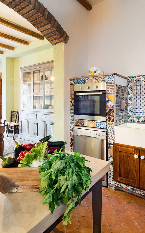 Villa Mila: Kjøkken, Lunsjrom