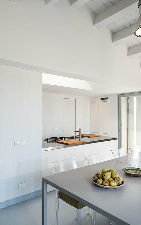 Villa Hybla: Kjøkken, Lunsjrom