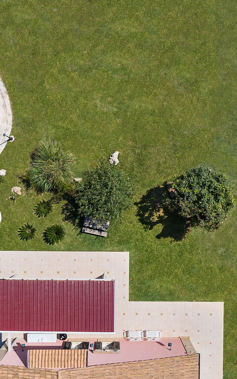 Villa Girasole: Hage, Utendørs